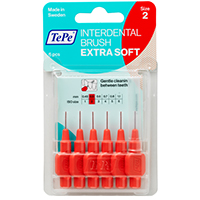 TEPE Interdentalbürste Original 0,5mm ISO 2 rot 07641305
