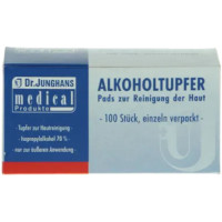 Alkoholtupfer Dr.Junghans 3x6cm Steril 100 Stck  08514684